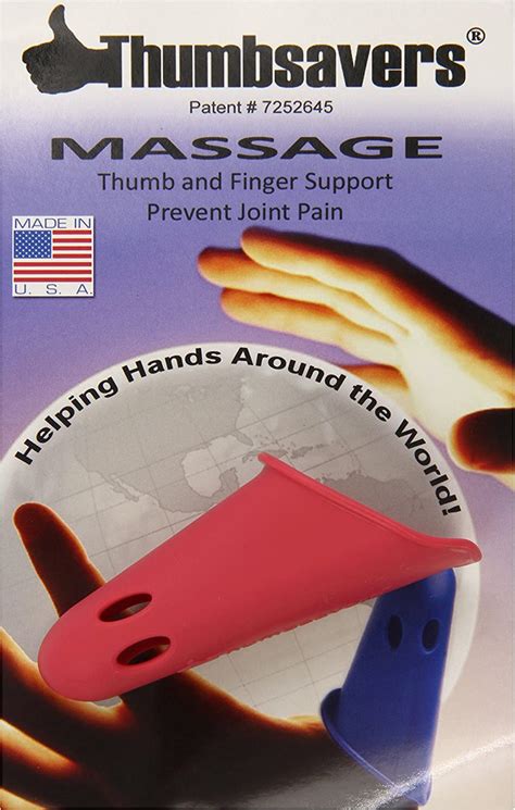 thumbsaver massage therapist tool small red manual back massagers health