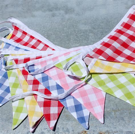 Gingham Bunting By The Cotton Bunting Company