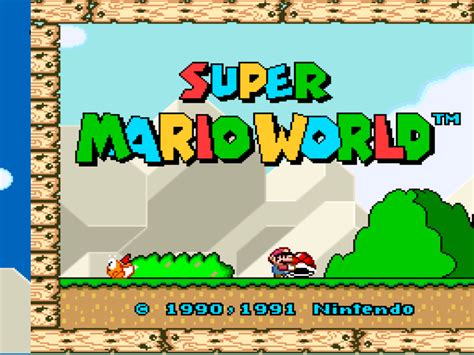 Super Mario World Super Nintendo Entertainment System Snes Rom Download Rom Hustler