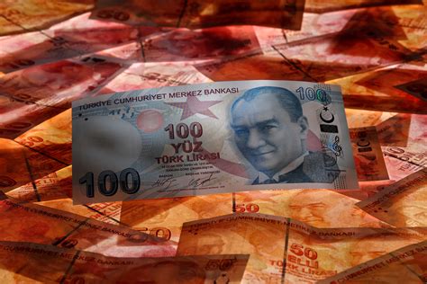 File Photo A Turkish Lira Banknote Is Seen On Top Of Turkish
