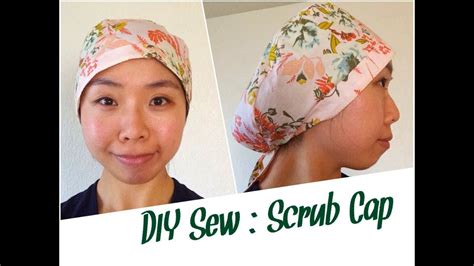 I couldn't find a decent *free* pattern online so i ended up just creating my own. DIY Scrub Cap - Sewing Tutorial - YouTube
