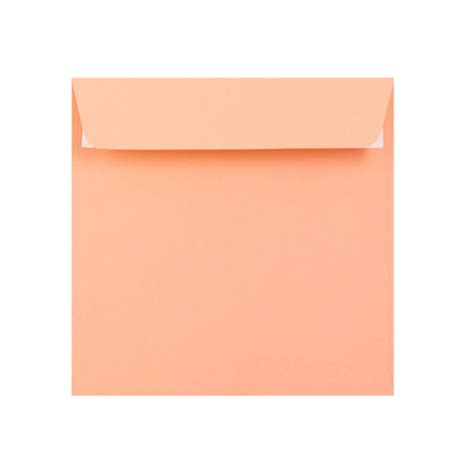 Salmon Pink Square Envelope Peelseal Wallet Flap Pink 120gsm Smooth