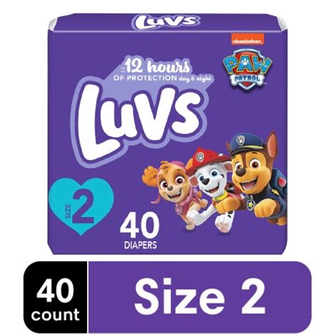 Luvs Baby Diapers Size 2 12 18 Lbs 40 Ct Kroger