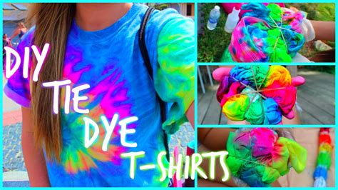 Diy Tie Dye T Shirts Youtube