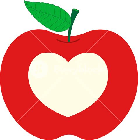 Heart Apple Royalty Free Stock Image Storyblocks