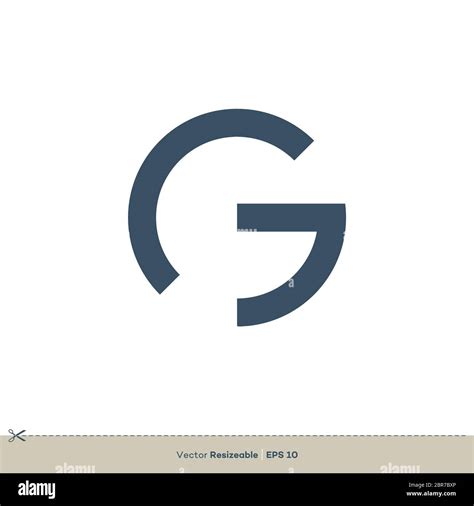 Letter G Vector Logo Template Illustration Design Stock Photo Alamy