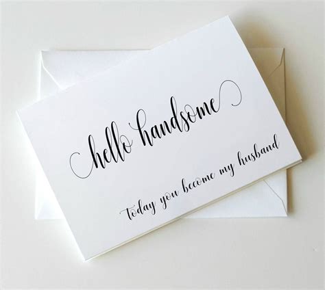 But honestly, if i waited till. To my Groom on our wedding day Card, To my Groom Card ...