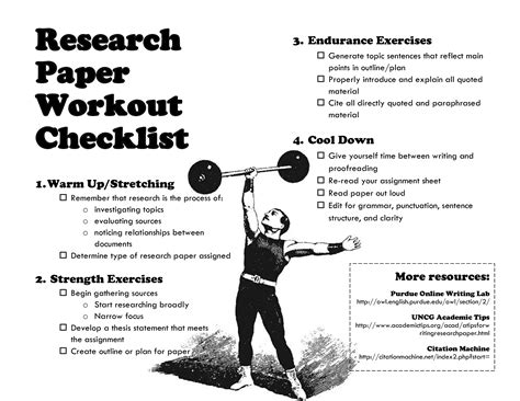Printable Workout Checklist | Templates at allbusinesstemplates.com