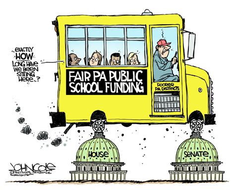 Pas Long Journey To Fair School Funding Editorial Cartoon
