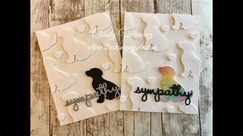 Stampin Up Happy Tails Bundle Sympathy Card Youtube