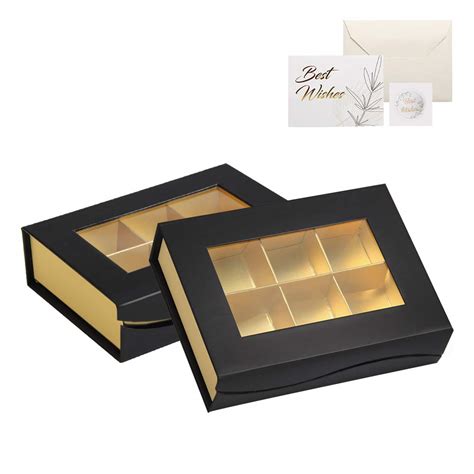 Buy KnightTec Empty Chocolate Gift Packaging Boxes Magnetic Dessert