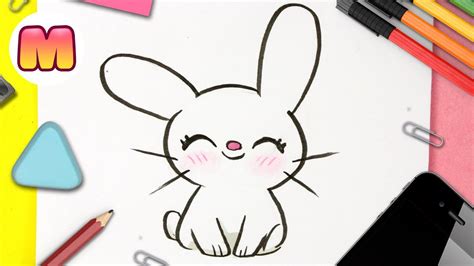 Como Dibujar Un Conejo Kawaii Paso A Paso Dibujos Kawaii Fáciles