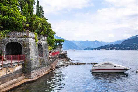 Street View Of Varenna Town In Como Lake In The Province Of Lecco In