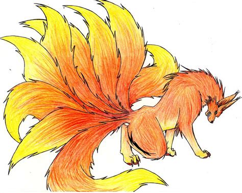 Nine Tailed Fox By Angeldice On Deviantart