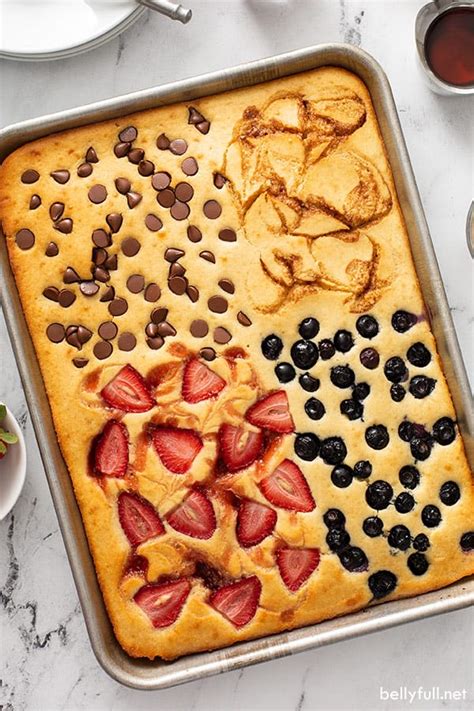 Sheet Pan Pancakes Recipe Belly Full