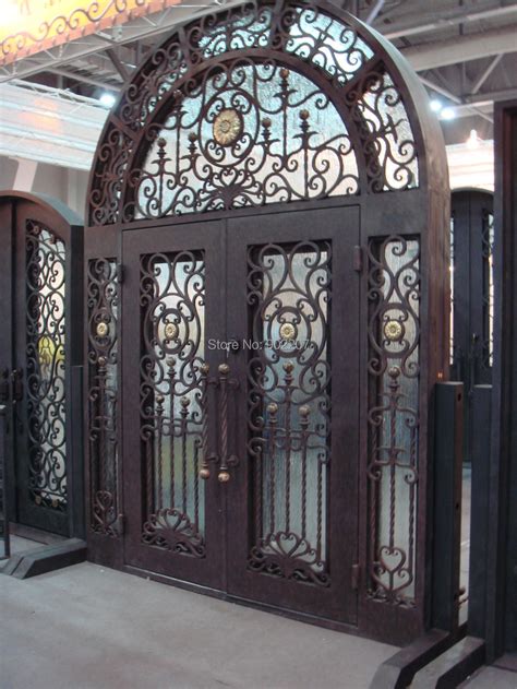 Custom Design Wrought Iron Door Iron Doorslarge Wrought Iron Entry