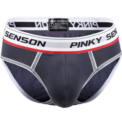 Pinky Senson Gay Underwear Male Fashion Sexy Panties Men Low Rise U Convex Pouch Briefs Men