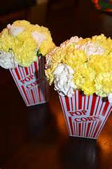Popcorn Bucket Centerpieces Pictures