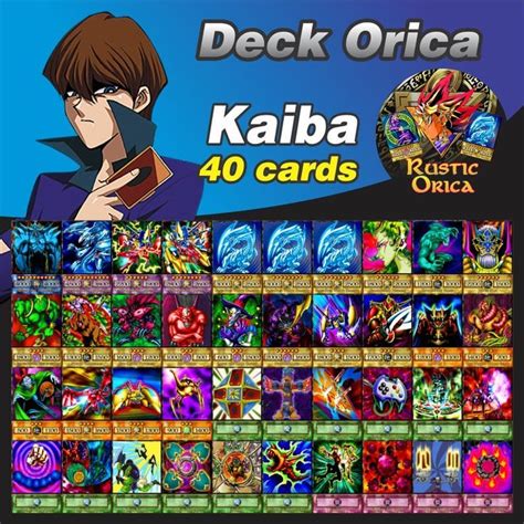 Seto Kaiba Deck 40 Cards Orica Anime Or Tcg En Yugioh Duel Monsters