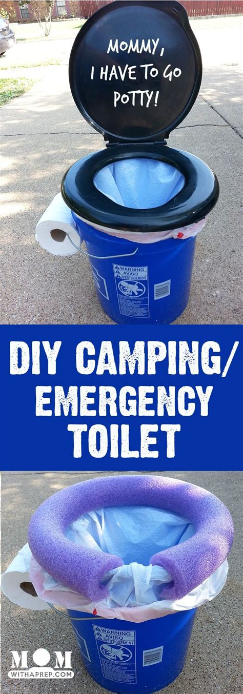 Using a medium sized bucket and a pool noodle you can assemble a make shift toilette that you can use in the night while camping. Mommy, I Have to Go Potty! Make Your Own Emergency Toilet | Camping toilet, Diy camping, Camping fun