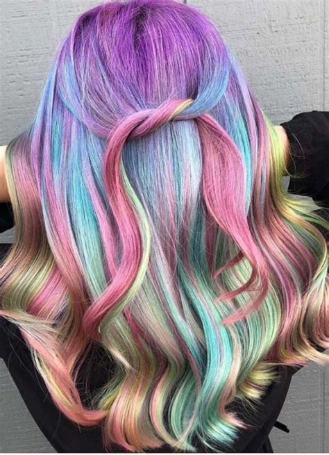 77 Amazing Hair Highlights Ideas Rainbow Hair Color Rainbow Hair