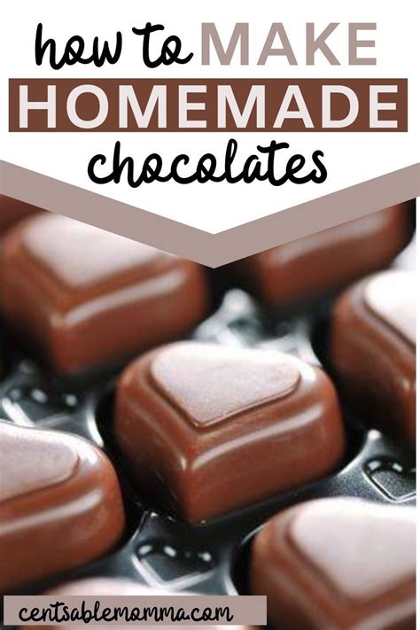 How To Make Homemade Chocolates With Step By Step Instructions In