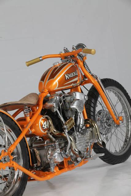 Hell Kustom Harley Davidson Knucklehead By Boccin Custom Cycles