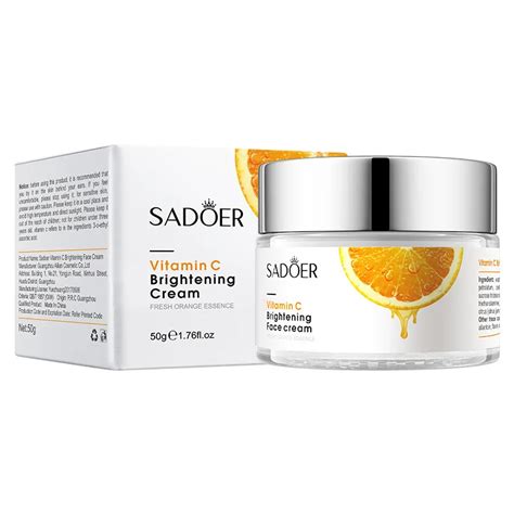 Sadoer Face Cream Vitamin C Cream Remove Dark Spots Whitening Face Care