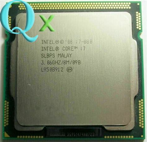 1st Gen Intel Core I7 880 Lga1156 Cpu Processor Quad Core 306ghz 8mb