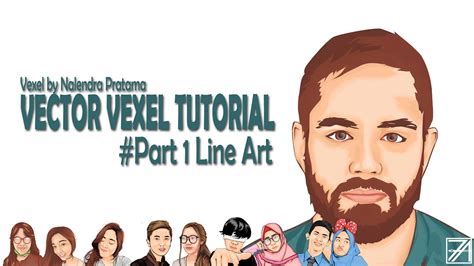 Vector Vexel Tutorials In Photoshop Part 1 Line Art Youtube