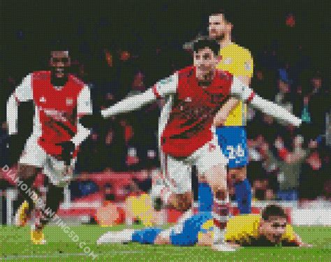 Arsenal Players In The Stadium 5d Diamond Painting Diamondpaintart