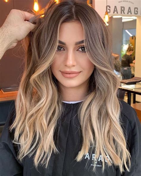 Ombré Balayage Haircut Ideas for Women with Long Hair Ombre hair blonde Brown hair