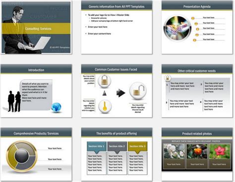 Powerpoint Consulting Services Template