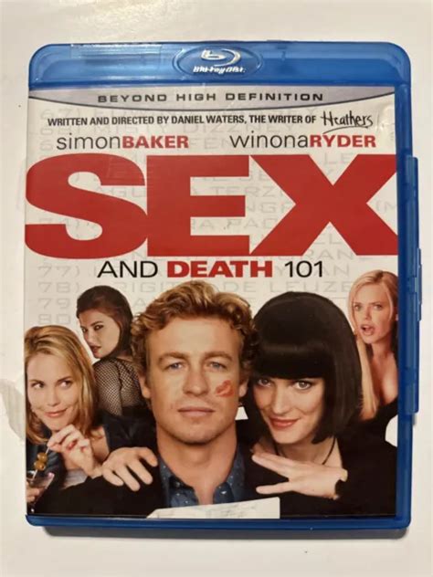 Sex And Death 101 Blu Ray 2008 Simon Baker Winona Ryder Widescreen 7 95 Picclick