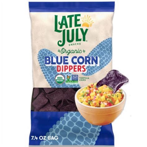 Late July Organic Blue Corn Dippers Tortilla Chips Oz Smiths Food And Drug