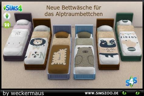 Blackys Sims 4 Zoo Kidsroom New Beddings By Weckermaus • Sims 4