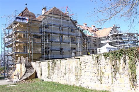 Das Schloss Löwenberg Wird Saniert Der Murtenbieter