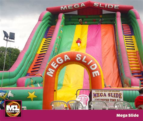 Mega Slide Ml Pleasure Fairs I In Association With Bensons Fun Fairs