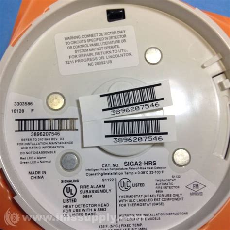 Heat detector — a heat detector is a device that responds to changes in ambient temperature. Est SIGA2-HRS Rate of Rise Heat Detector - IMS Supply