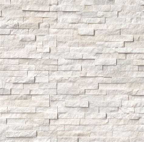 Builddirect® Cabot Stone Siding Slate Arctic White Collection