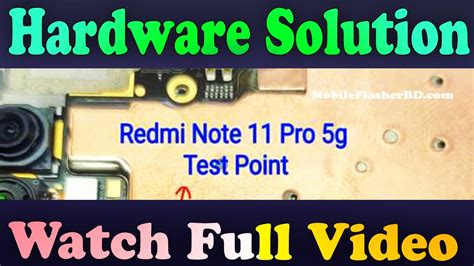 Redmi Note 11 Pro 5g Test Point Or Edl Mode 9008 For Frp Unlock Gsm