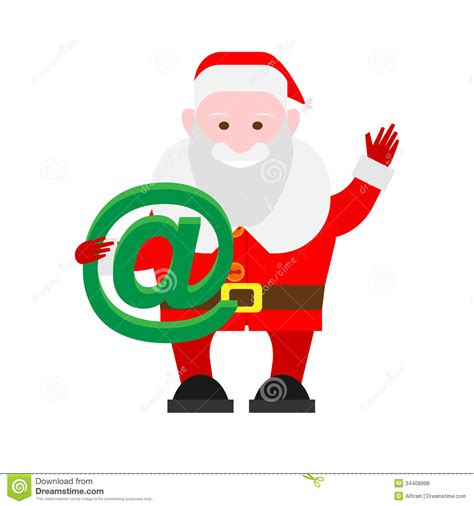 The town santa emilia belongs to santa fé province and its zip code is 2725. Santa Claus Holds A Sign Email Royalty Free Stock Photos - Image: 34408998