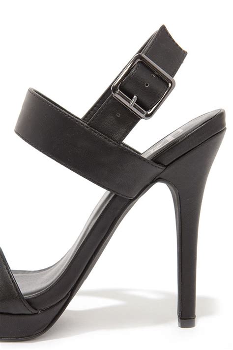 Sexy Black Heels High Heel Sandals 2300