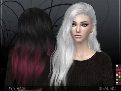 Stealthic Solace Female Hair Womens Hairstyles Sims Hair Hair
