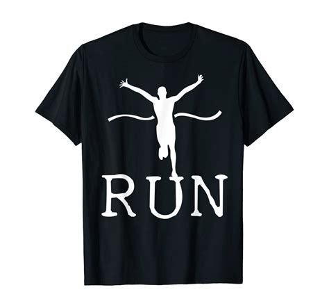 Run Finish Line Runner Running Marathon Race T T Shirt
