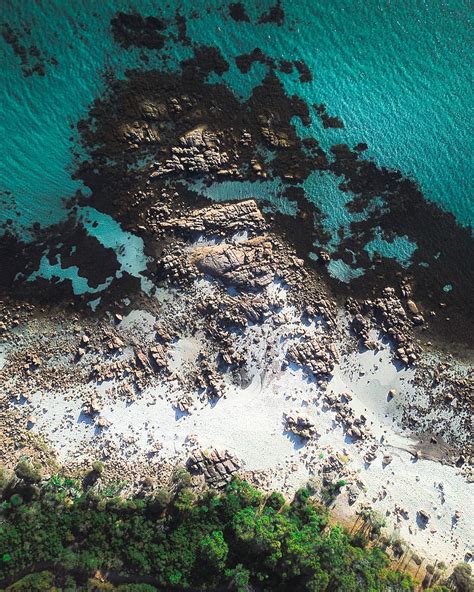 2k Free Download Ocean Coast Aerial View Stones Water Hd Phone