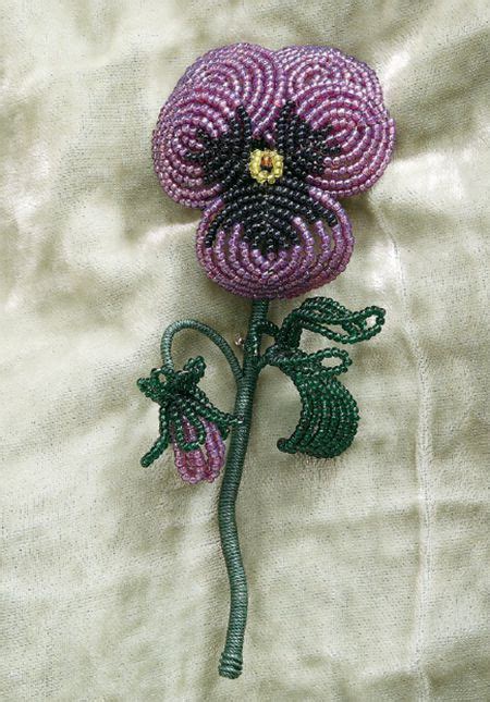 How To Make Beaded Flowers French Beaded Flowers Interweave