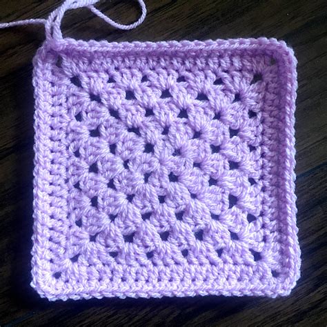 Crochet Plain Granny Square One Color Or Multi Color Cypresstextiles