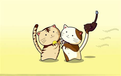 Kawaii Anime Cute Cat Wallpaper Cats Blog