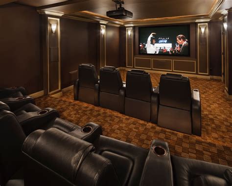 Deluxe Home Theater Finishing Basement Home Dream House
